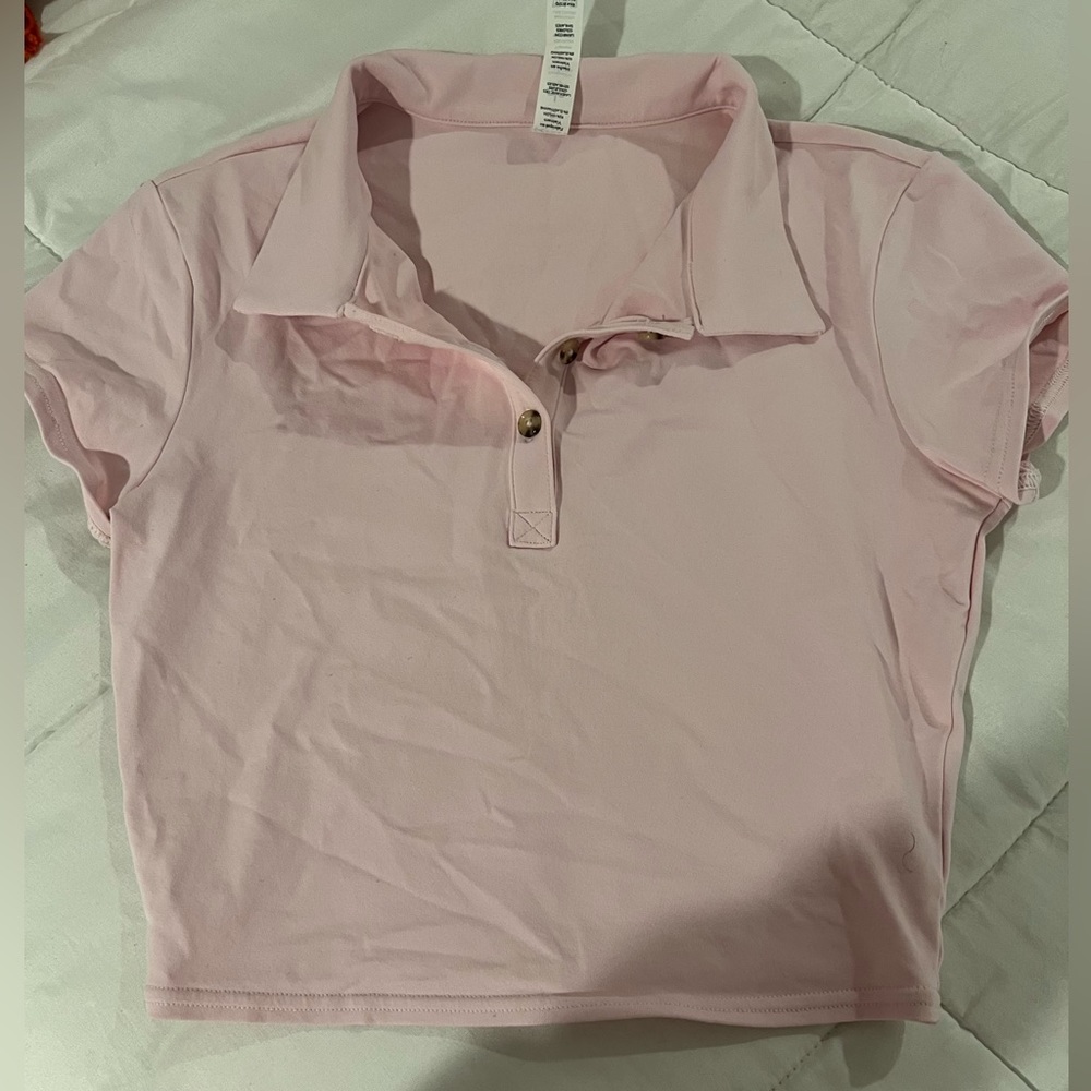 Women’s Alo Cropped Polo - size S
